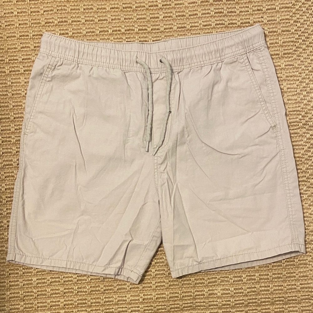 H&M Men’s Beige Casual Shorts with Drawstring